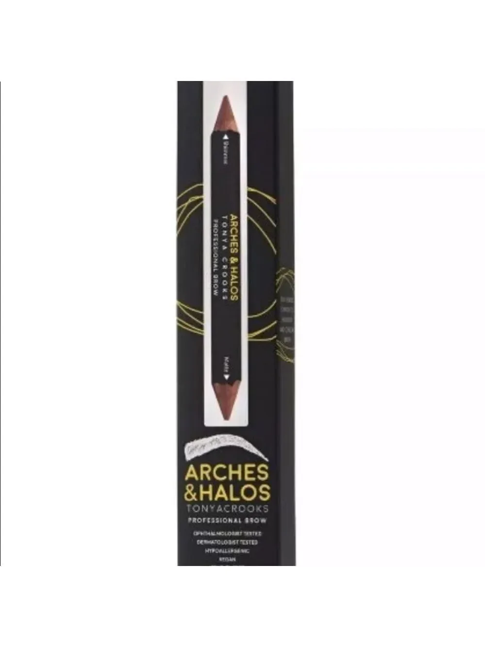 Set Of 2 Brand New Eyebrow Pencils, Revlon & Arches And Halo, Tan And Brown